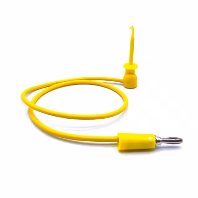 601W-60YEL E-Z-Hook  Test Leads - Banana, Meter Interface